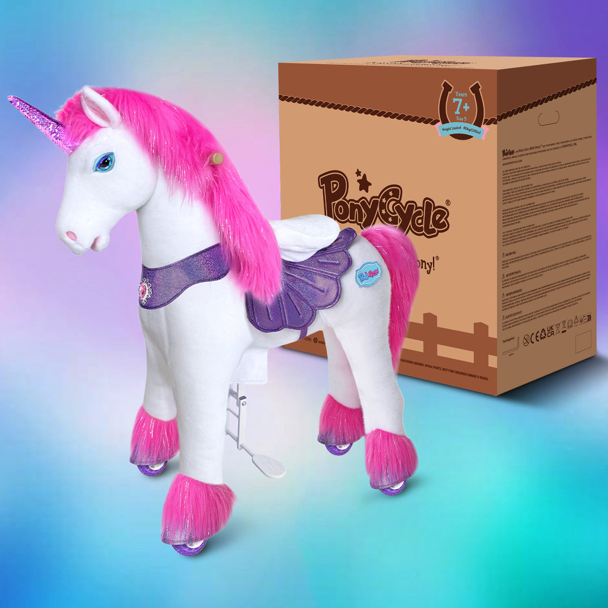 Model Y® Pink Unicorn Rideable Toy for Age 7+（EU in Stock）