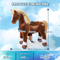Model Y Brown Horse Rideable Toy for Age 4-7 - Launching October