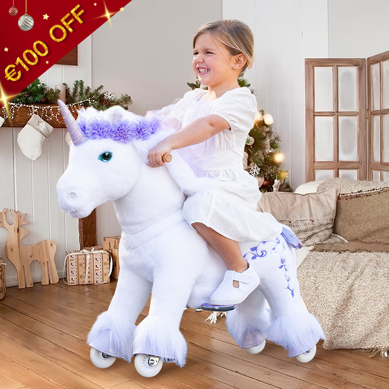 Modelo X Unicornio para Montar para Edad 3-5 Violeta