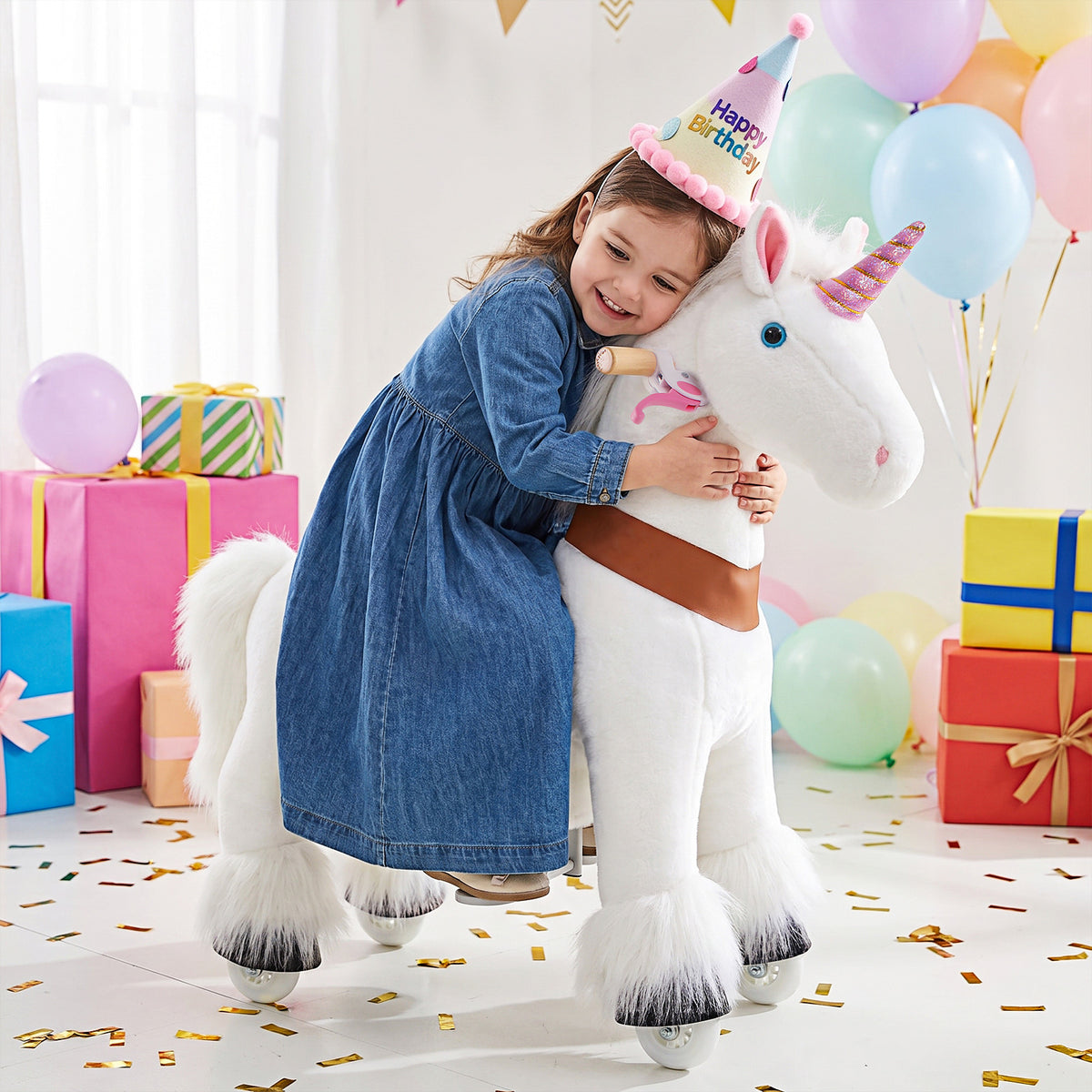 Unicornio Juguete para Montar Edad 3-4 Blanco