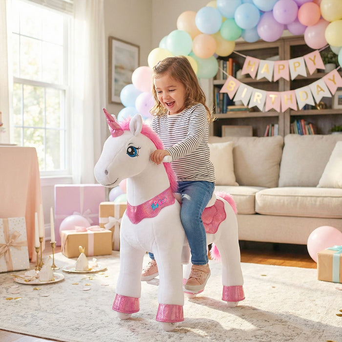 Model E® Riding Unicorn Toy Age 3-4（UK&EU in Stock）