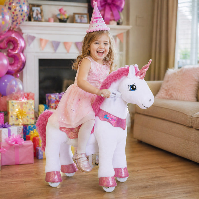 Model E® Riding Unicorn Toy Age 3-4（UK&EU in Stock）