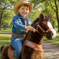Caballo Juguete para Montar Edad 3-4 Chocolate