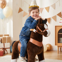 Caballo Juguete para Montar Edad 3-4 Chocolate