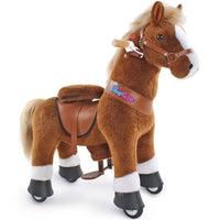 Used PonyCycle® Official Ride on a Unicorn Plush Rocking Horse for Kids-Ux324