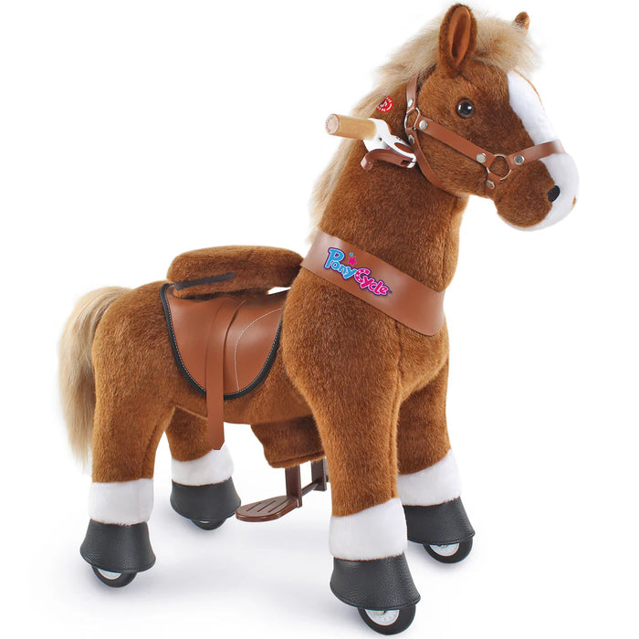 Used PonyCycle® Official Ride on a Unicorn Plush Rocking Horse for Kids-Ux324