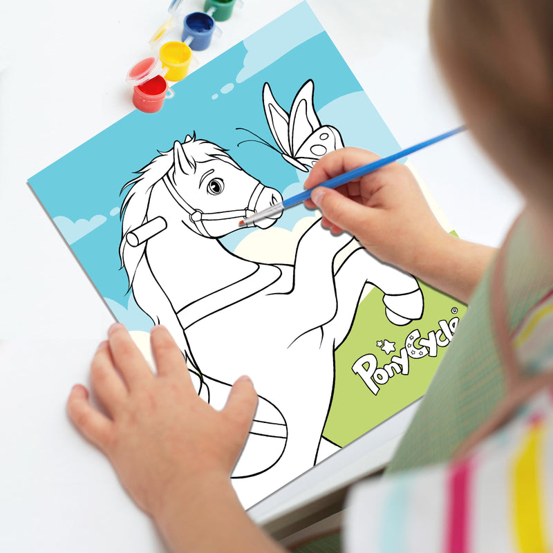 PonyCycle® Official Coloring Book - Includes 1 Full Sticker Sheet & 10 Individual Stickers