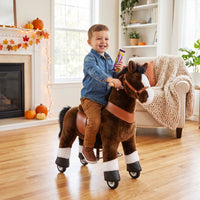Caballo Juguete para Montar Edad 3-4 Chocolate