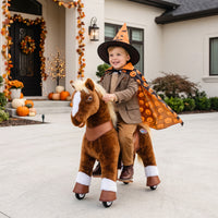 Juguete montable de caballo marrón Modelo Y® para niños de 3-4 años