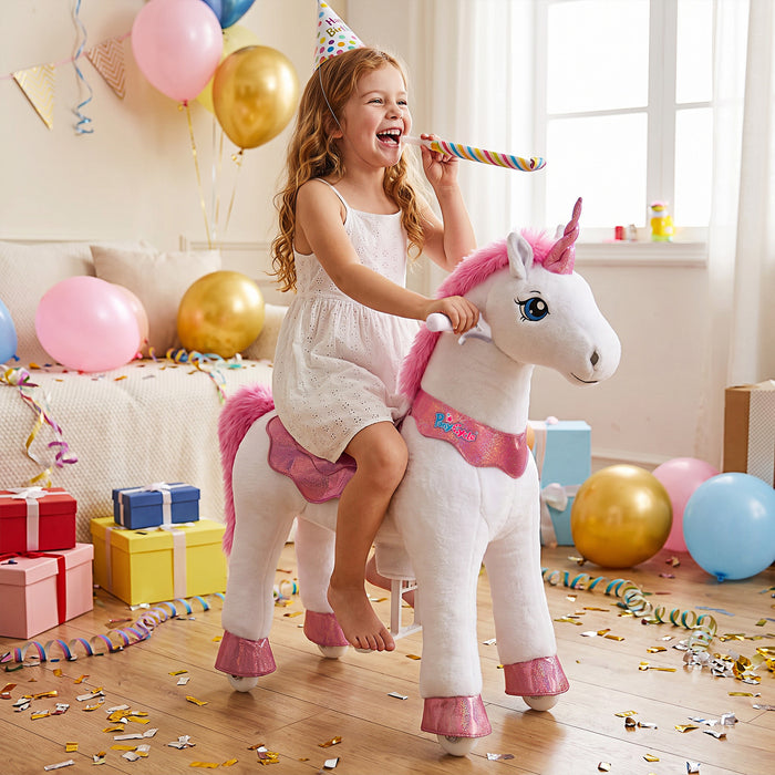 Model E® Ride-on Unicorn Toy Age 4-7（UK&EU in Stock）