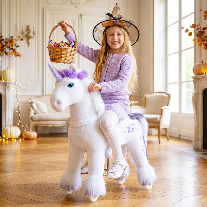Modelo X® Unicornio de Juguete Violeta Edad 4-7