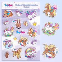 PonyCycle® Official Coloring Book - Includes 1 Full Sticker Sheet & 10 Individual Stickers