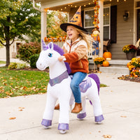 Modelo E® Unicornio Balancín para Niños de 4-7 Años