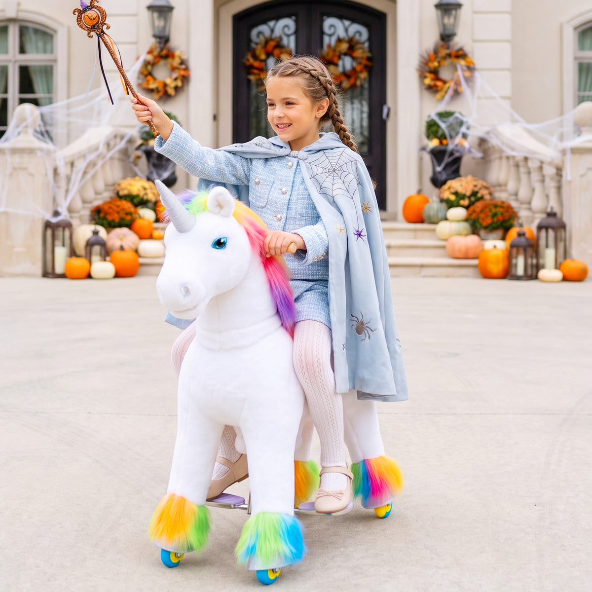 Model X® Unicorno Montable para Edad 4-7 Arcoíris