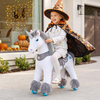 Juguete montable de unicornio gris Modelo Y® para niños de 4-7 años