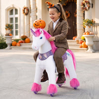 Model Y® Unicornio rosa montable para niños a partir de 7 años