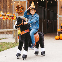 PonyCycle® Caballo para Montar Talla 5 para Edad 7+ Negro