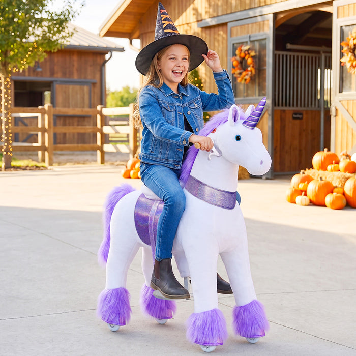 PonyCycle® Unicorn para Montar Talla 5 para Edad 7+ Rosa