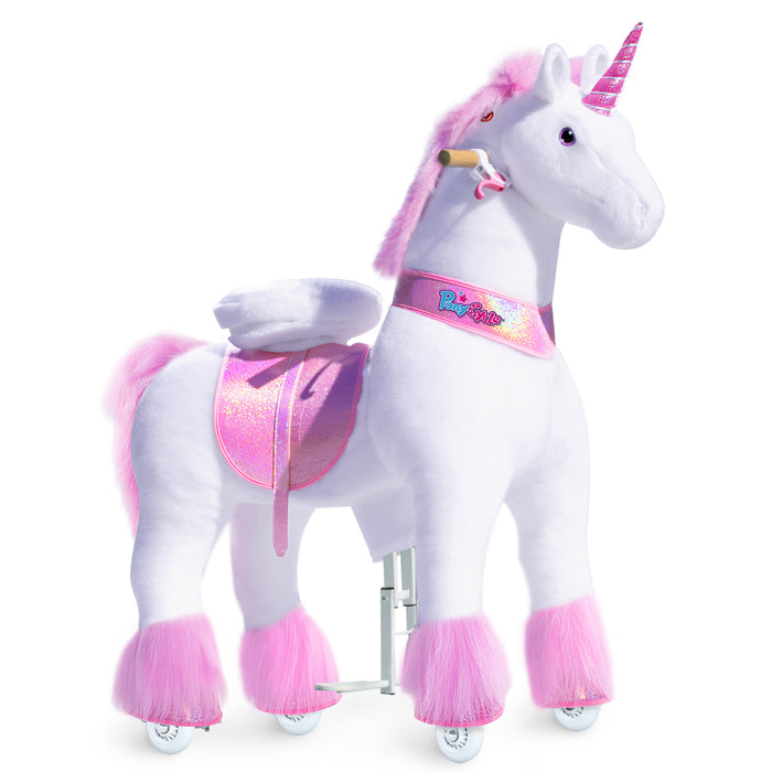 PonyCycle® Ride on Unicorn Size 5 for Age 7+ Pink（UK&EU in Stock）