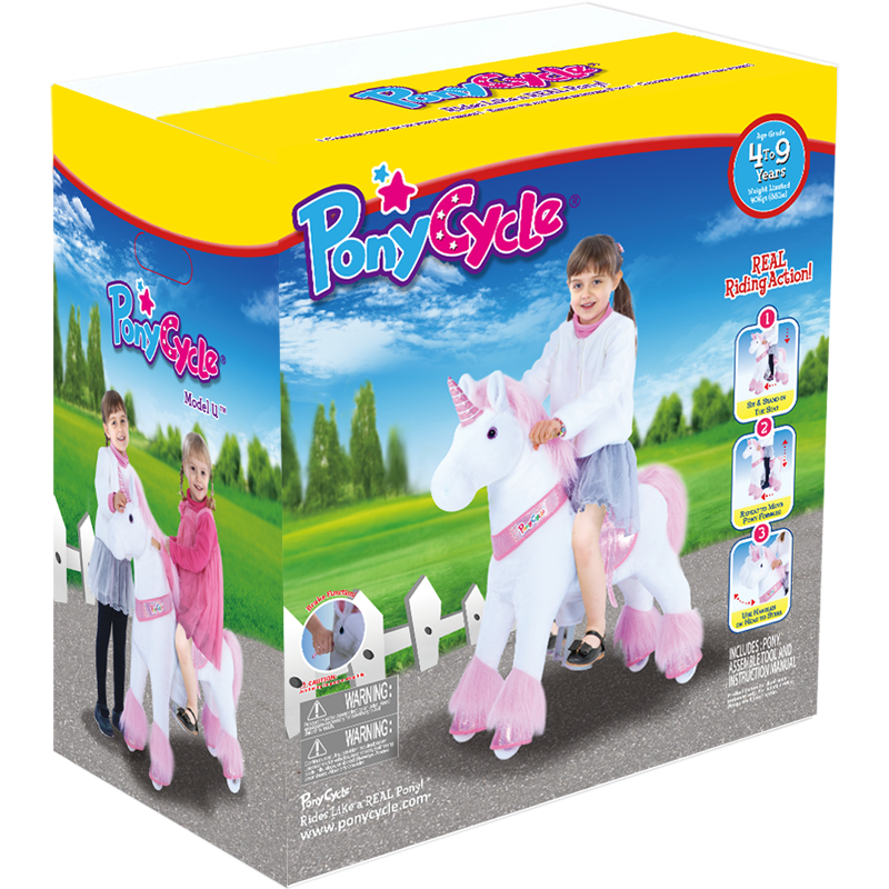 Ride-on Unicorn Age 3-5 Purple（UK&EU in Stock）