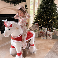 Unicorn riding toy Age 4-7 White（EU in Stock）
