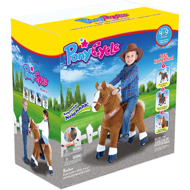 Horse toy Age 3-5 Black （UK&EU in stock）