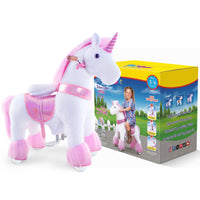 Ride-on Unicorn Age 3-4 Pink（UK&EU in Stock）