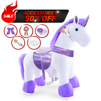 Model U® Purple Ride-On Unicorn (Age 3-4) with Accessories – Only 10 Sets Available