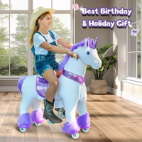 PonyCycle® Ride on Unicorn Size 5 for Age 7+ Purple