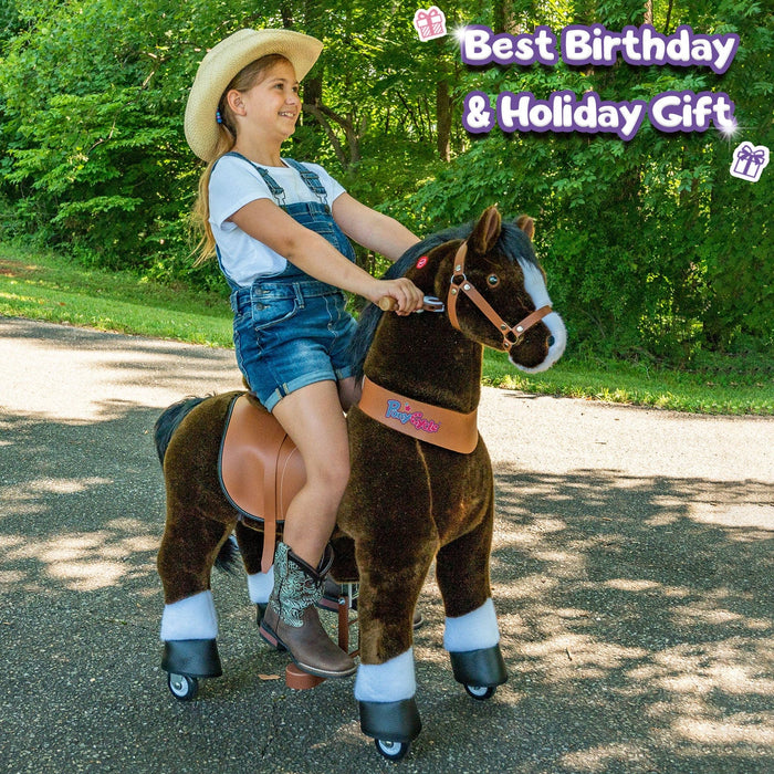 PonyCycle® Ride on Horse Size 5 for Age 7+ Chocolate